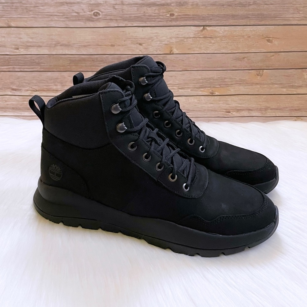 Timberland Men’s Boroughs Project Black Sneaker Boots